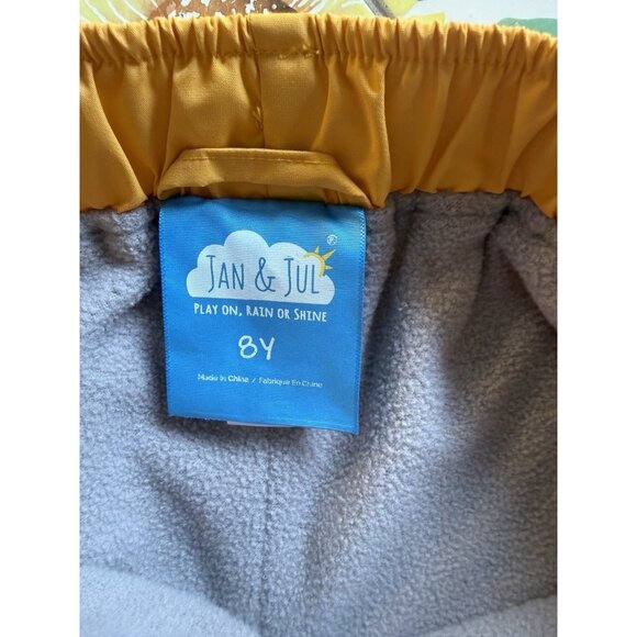 Jan & Jul Kids Fleece Lined Rain Jacket Coat Pants Waterproof 10y Unisex - Picture 14 of 16